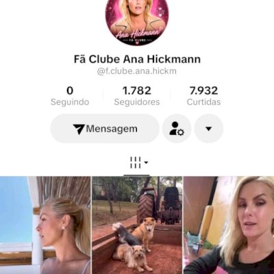 Vendo conta do tik Tok bem engajada 