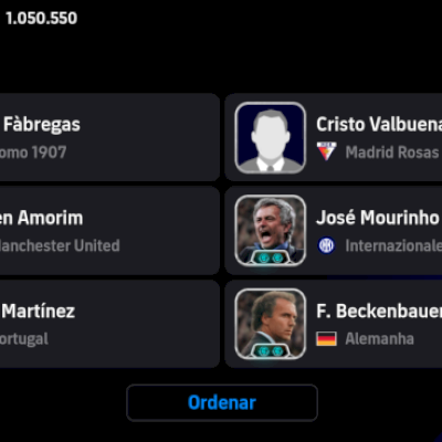 CONTA EFOOTBALL MOBILE COMPLETA COM MESSI BIG TIME 