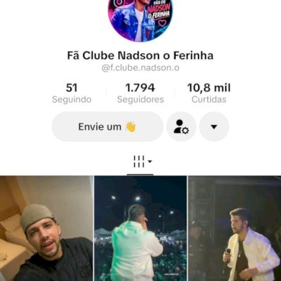 Vendo conta do tik Tok bem engajada 