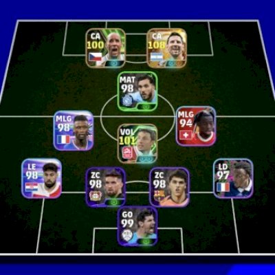 Conta com novo Messi 110 e Koller Cebeçada 
