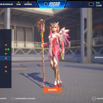 CONTA OVERWATCH (2018-2026) / MERCY ROSADOURADA, DVA NANOCOLA