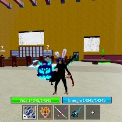 Conta de Roblox com muita coisa boa no blox frutis 