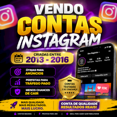 🔥 CONTAS ANTIGAS INSTAGRAM 2013 [RARIDADE] 🔥