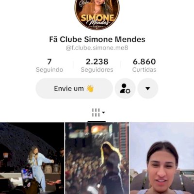 Vendo conta do tik Tok bem engajada 