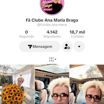 Vendo conta do tik Tok bem engajada 
