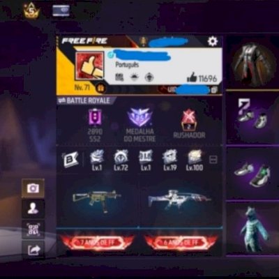 Conta Para Jogador de X1 e AP