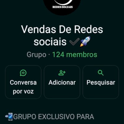 VENDO GRUPO DE WHATSAPP COM 120 SEGUIDORES/GRUPO ATIVO 