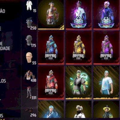 Conta Free Fire | Prime 6