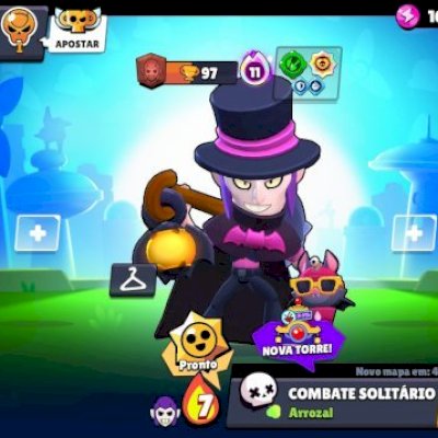 Conta brawl com 1k e 100 de trofeus
