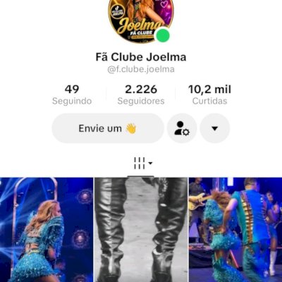 Vendo conta do tik Tok bem engajada 