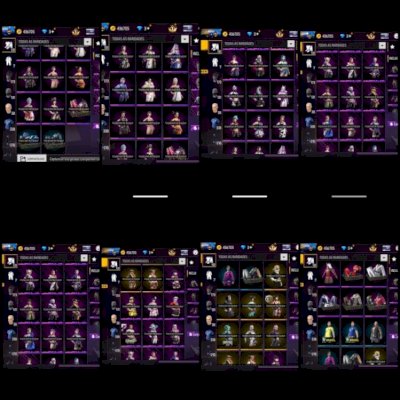RELIQUIA FREE FIRE 1º, 2º e 3º Passe de Elite | 131 Skins | Emotes Raros