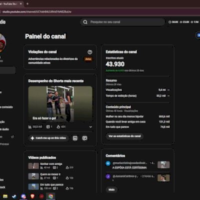 🚀 Venda de Canal no YouTube – 45.000 Inscritos