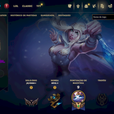 [Entrega Automática] Lol Ferro, 4 Skins, 50K EA, Lvl 30, Upada à Mão, 43 Campeão