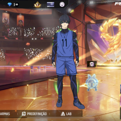 CONTA COM BLUE LOCK
