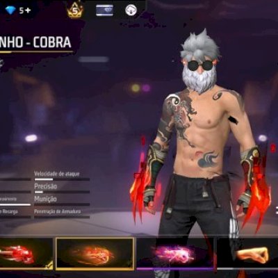 Conta de freefire gemada