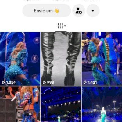 Vendo conta do tik Tok bem engajada 