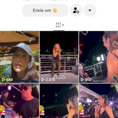 Vendo conta do tik Tok bem engajada sem shop liberado 