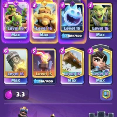 Conta clash royale de um ex pro player 8KR$ gastos, 14k trofeus,  cartas  16/15
