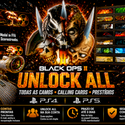CONTA BO2 UNLOCK ALL COMPLETA | PRONTA PRA JOGAR 