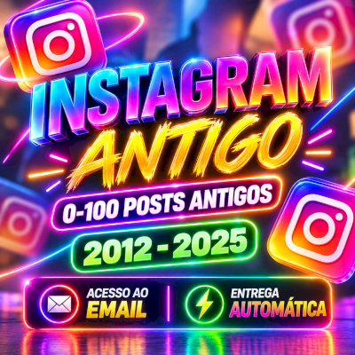 CONTA INSTAGRAM 2012-2024 C/ ACESSO TOTAL [+BRINDE] - QUALIDADE PREMIUM