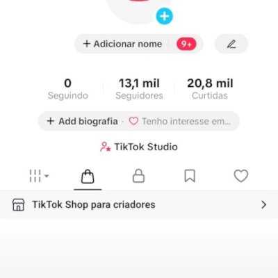 CONTA TIK TOK 13K DE SEG (SHOP ATIVO) VITRINE DAQUI A 30 DIAS (CONTAS TIK TOK)