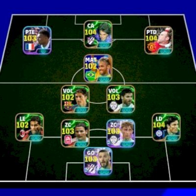 mbl/pack frança, ney jr. copa14, rooney, batistuta, edmilson, zanetti,drogba e +