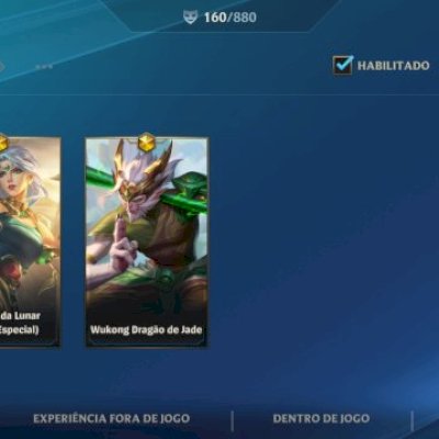 Conta duas vezes GM com skins de todos os atiradores do jogo