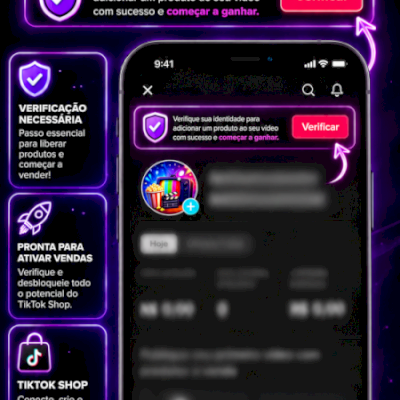 TIK TOK SHOP BR +11,6K Seguidores| LIVE STUDIO|VITRINE ATIVA| 100% Orgânica