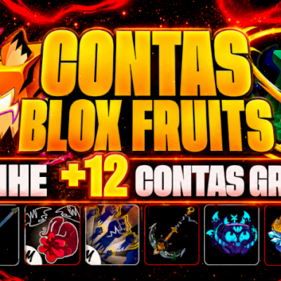 ROBLOX  ─ BLOX FRUIT LV1000 + CHANCE DE FRUTAS (+1 CONTA GRÁTIS)
