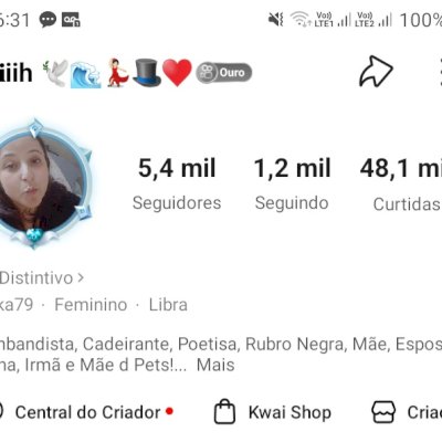 Vendo conta no Kwai 