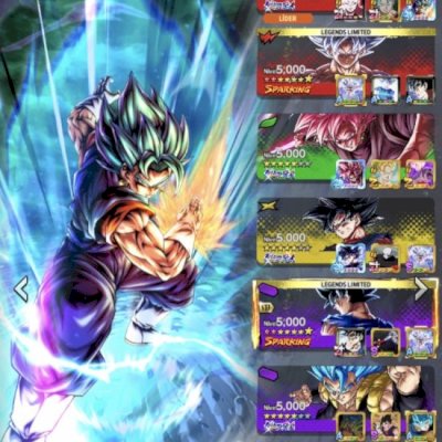 Conta full de Dragon ball legends
