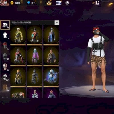 CONTA FREE FIRE INSANA