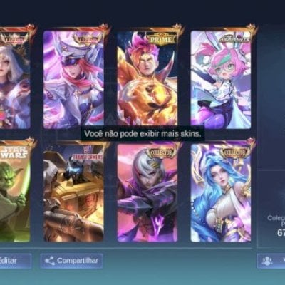 CONTA MOBILE LEGENDS COM MAIS DE 300 SKINS