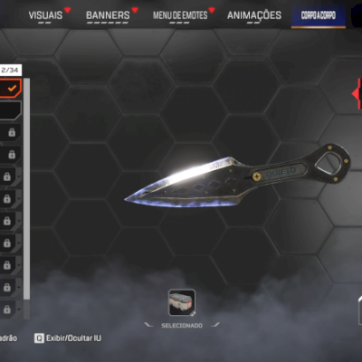 APEX LEGENDS | LVL 100 | HERANÇA WRAITH/KUNAI | +1100 METAIS DE CRIAÇÃO