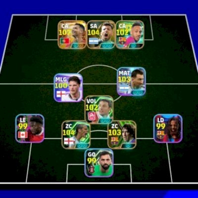 mbl/CR7 107,aguero,auba,messi,bommel,ferdinand,puyol,shevchenko,mbappe
