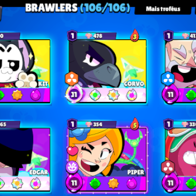 Brawl Stars e Clash Royale a venda 