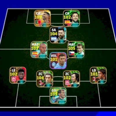 Conta eFootball Top Tier | Força 3225 | CR7 107 + Kane 107 + Casillas 105 a