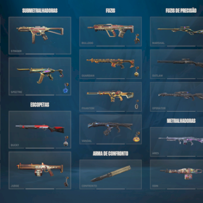 Conta desde o beta, skins belas
