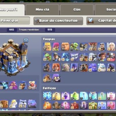 CV18 Full Herois, muros e defesas full Liga lenda 3