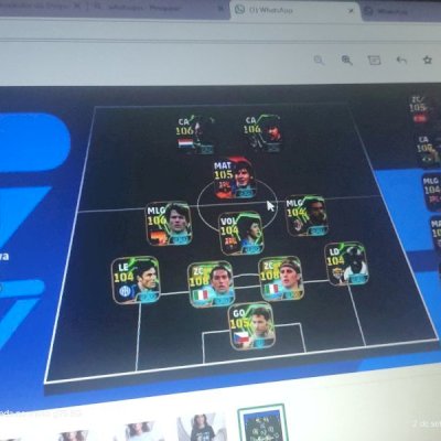 ⚽ Conta eFootball — Força 3295 | Lendas Raras + Messi + Pelé | Time de Elite 