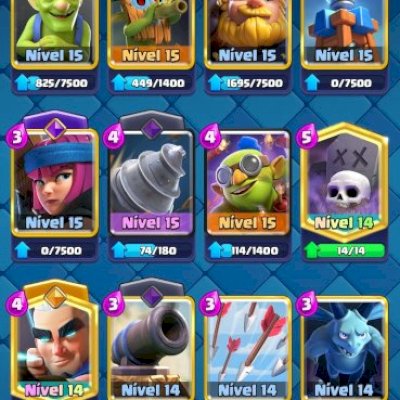 Conta 10 Anos | 22 Evoluções |6 Heróis+200 Frag. Herói | Nível 15  Coleção 1800 