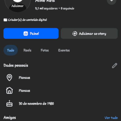  Vendo Conta Facebook 5K