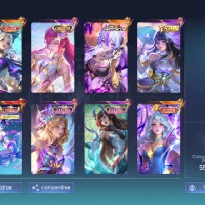 Conta com skina zeniths, colector, legends e muito mais no precinho 
