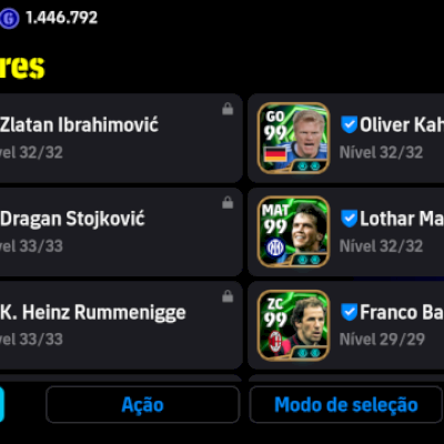 Conta de efootball 