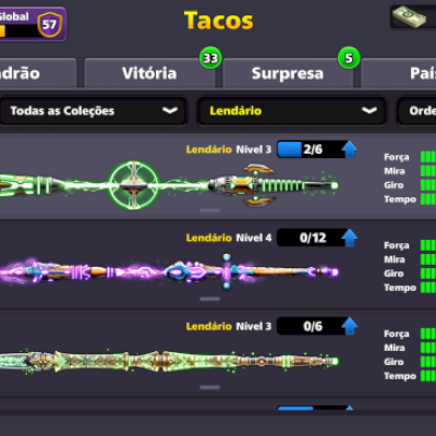Lvl 160, 16 tacos lendários, 7M De fichas, vários emojis e avatar