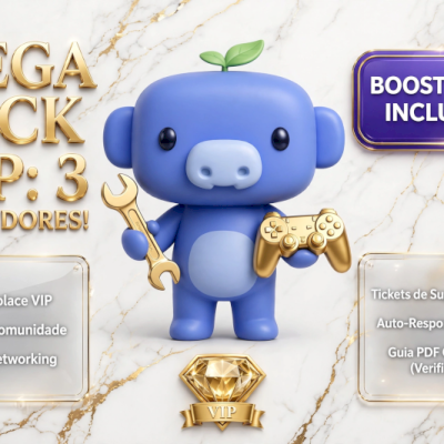  KIT COMPLETO PARA DISCORD: 3 SERVIDORES + BOT DE TICKETS + GUIA