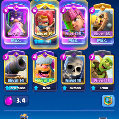 Conta de Clash royale e acompanhado com uma conta de brawl Star