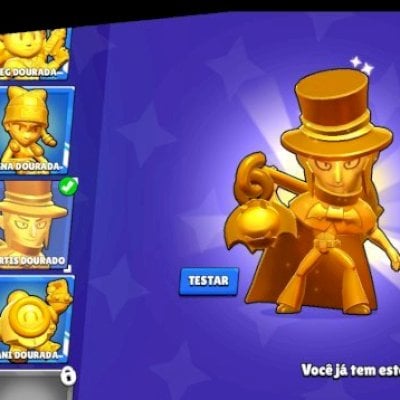 CONTA BRAWL STARS GEMADA SÓ PEGA E SUBIR TROFÉUS 🏆