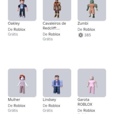 Conta ROBLOX ​Saldo Atual em Robux: 123 Robux 