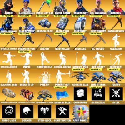 CONTA SEASON 4 IKONIK+MINTY+FUNDADOR DELUXE PC/PSN/XBOX